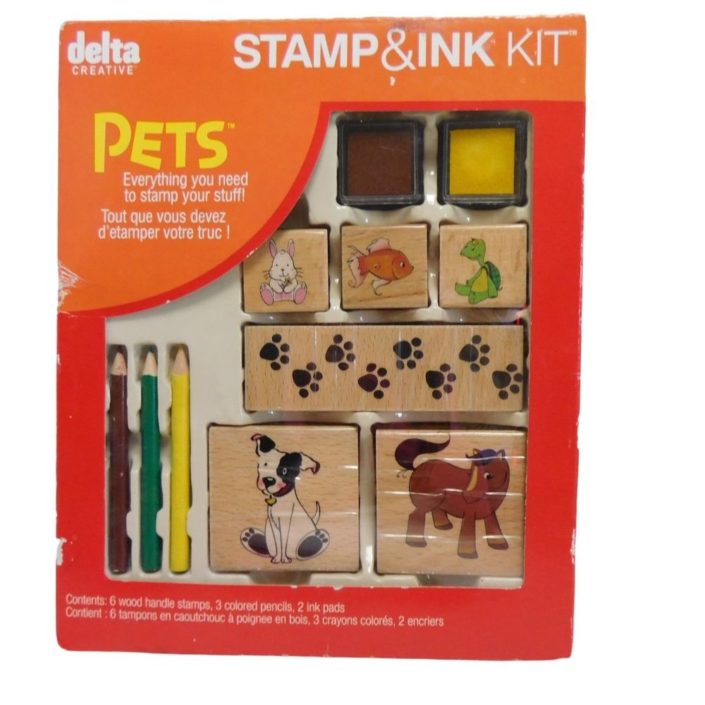 Delta Creative Pets Stamp And Ink Kit 2006